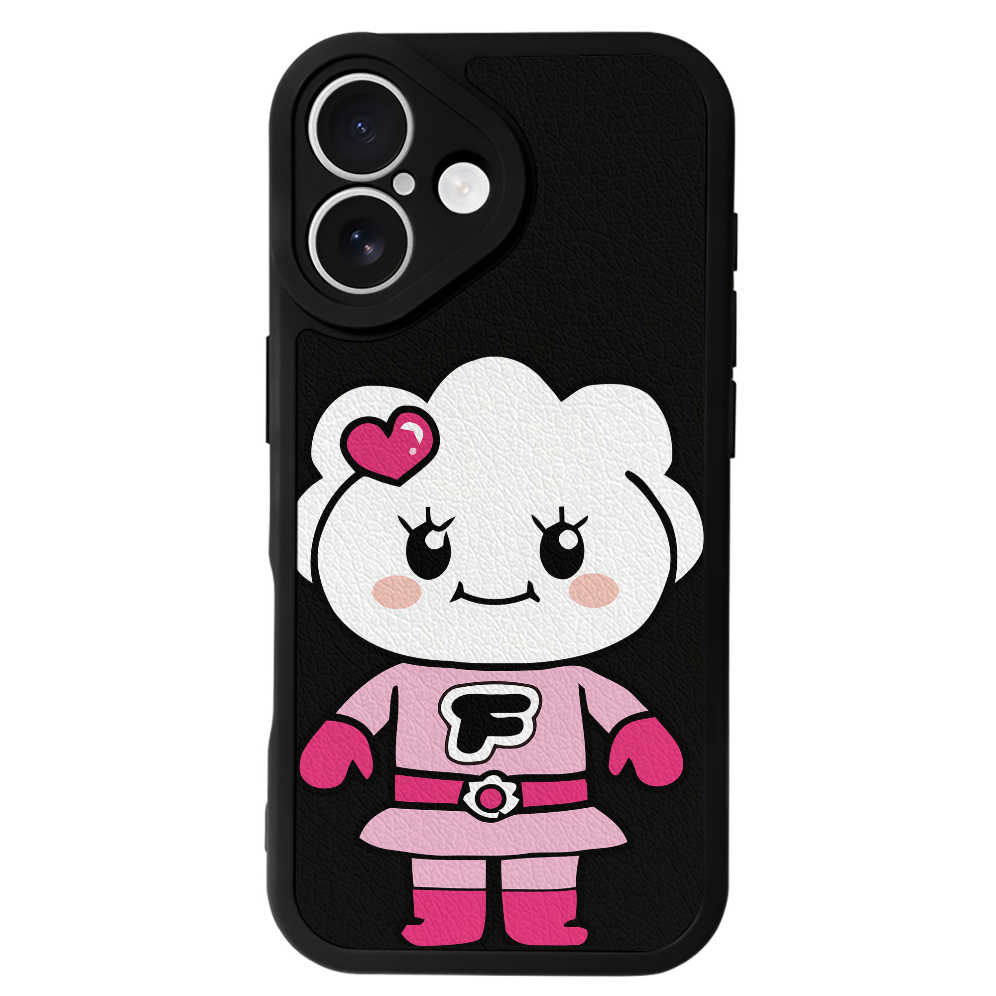 （画像用） アンパンマン Anpanman 【iPhone 16シリーズ対応】シリコンスマホケース（レザー調） 材質：シリコン